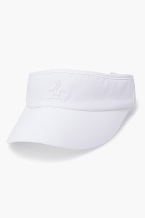 [먼싱웨어] 여성 시그니처 바이저 화이트(MQ122LCP11)_WHITE-a