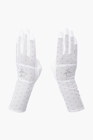 [먼싱웨어] 여성 메쉬 롱 장갑 (양손) MP122LGL31_WHITE-a