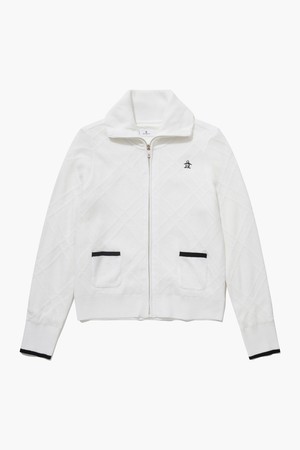 [먼싱웨어] 여성 방풍 풀오픈 스웨터 점퍼 화이트(MP322LSJ91)_WHITE-a