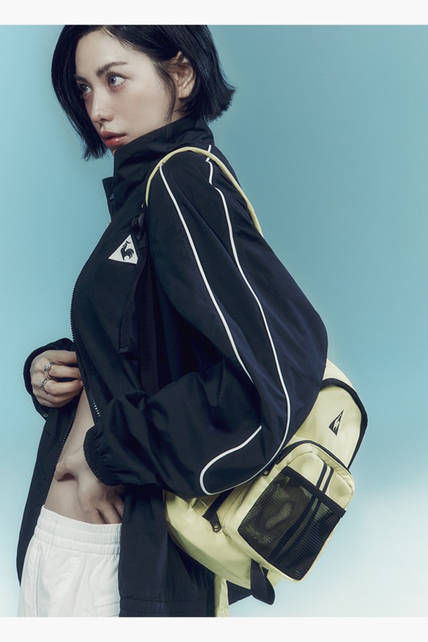 le coq sportif - 백팩 - (10L) LE TRIANG 미니백팩 - 라임(QQ123ABP16)