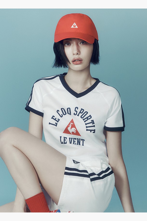 le coq sportif - 모자 - 선데이 헤리티지 경량 볼캡 - 레드(QQ123ACP33)