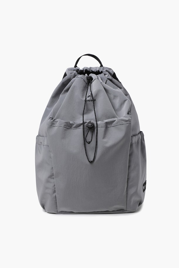 le coq sportif - 백팩 - (20L) 메탈릭 스트링 백팩 - 그레이(QQ123ABP22)