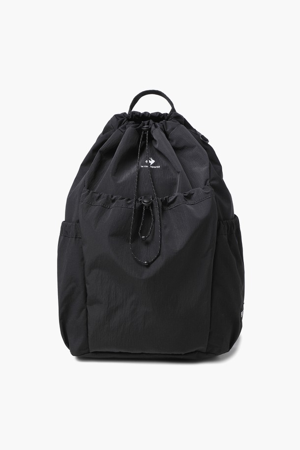 le coq sportif - 백팩 - (20L) 메탈릭 스트링 백팩 - 블랙(QQ123ABP22)