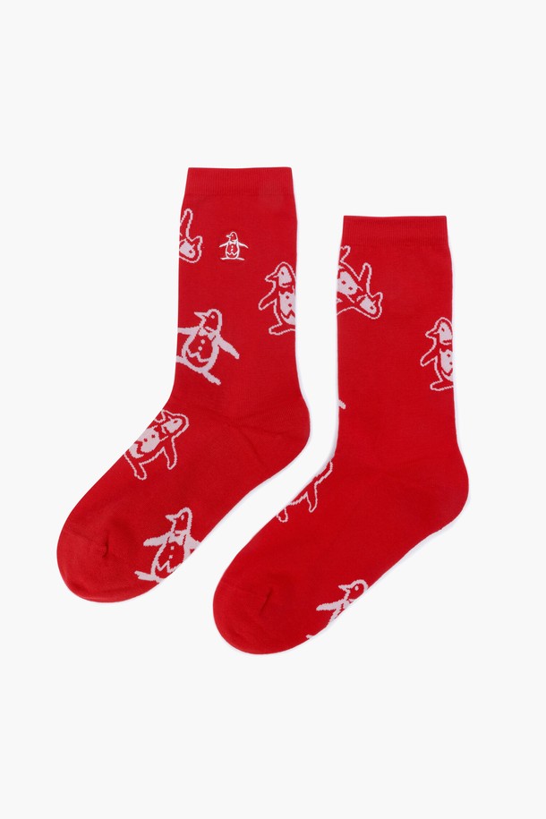 세련된 여성 골퍼를 위한 펭귄 그래픽 쿼터 삭스입니다. 면, 나일론, 폴리우레탄 혼방 소재로 제작되어 편안한 착용감과 활동성을 제공하며, 펭귄 캐릭터 무늬가 발랄한 포인트를 더합니다. 레드 및 블랙 컬러 옵션으로, 당신의 골프룩에 개성을 더해보세요.
