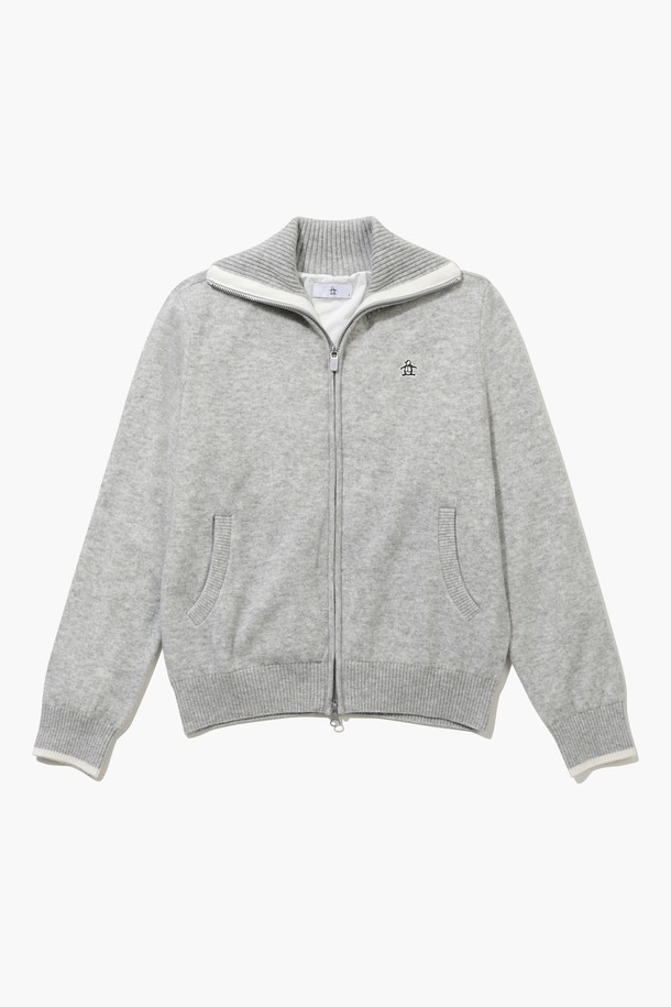 여성용 카라 풀집업 방풍 스웨터, 멜란지그레이 MQ422LSJO2입니다. 가을, 겨울 시즌에 골프 및 일상에서 스포티하고 미니멀한 스타일을 연출할 수 있습니다. 부드러운 촉감의 모, 폴리에스터 혼방 소재로 제작되었으며, 두꺼운 두께감으로 보온성을 높였습니다. 방풍 기능과 풀집업 디자인으로 활동성을 더하며, 레귤러 핏과 크롭 기장으로 편안한 착용감을 제공합니다. 카라넥과 긴 소매, 무지 패턴이 특징입니다.
