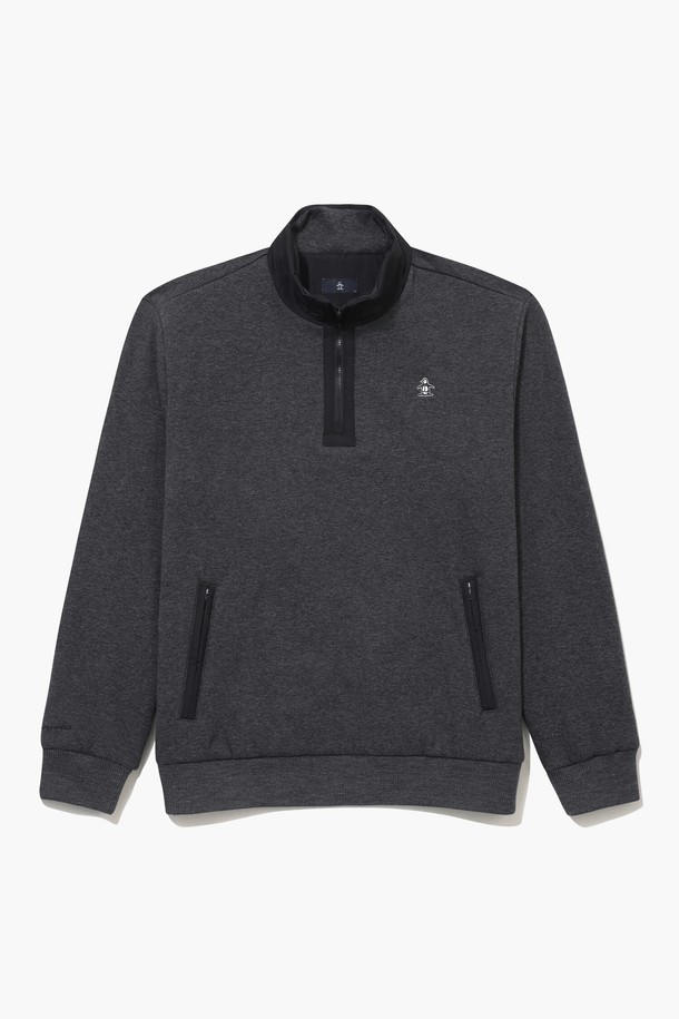 남성용 방풍 기모 티셔츠 차콜그레이 MQ421MTLN1는 가을, 겨울 시즌에 골프 및 일상 활동에 적합한 레귤러핏 긴소매 티셔츠입니다. 부드러운 촉감의 폴리에스터, 면, 폴리우레탄, 아크릴, 울 혼방 소재로 제작되었으며, 겉감은 무지 패턴으로 미니멀하고 스포티한 스타일을 연출합니다. 하프넥 디자인과 두꺼운 두께, 기모 안감으로 보온성을 높였으며, 방풍 기능을 갖춰 추운 날씨에도 따뜻하게 착용할 수 있습니다. 특히 골프룩에 어울리는 디자인으로, 활동적인 움직임에도 편안함을 제공합니다.
