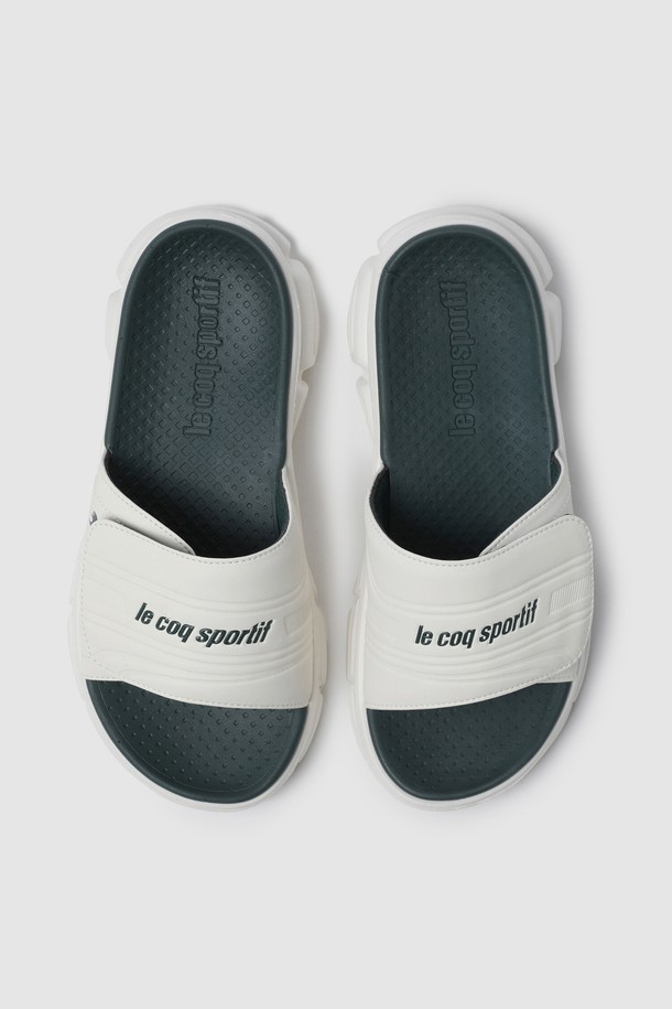 LE COQ SPORTIF - 스포츠 슈즈 - 벤쳐 슬라이드 - 베이지 QR123LSD11