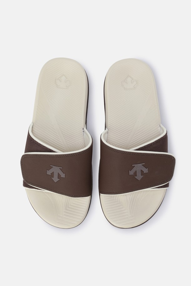 DESCENTE - 샌들 - 템퍼 슬라이드 브라운 SR123LSD12