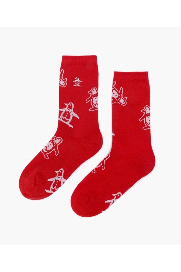 세련된 여성 골퍼를 위한 펭귄 그래픽 쿼터 삭스입니다. 면, 나일론, 폴리우레탄 혼방 소재로 제작되어 편안한 착용감과 활동성을 제공하며, 펭귄 캐릭터 무늬가 발랄한 포인트를 더합니다. 레드 및 블랙 컬러 옵션으로, 당신의 골프룩에 개성을 더해보세요.
