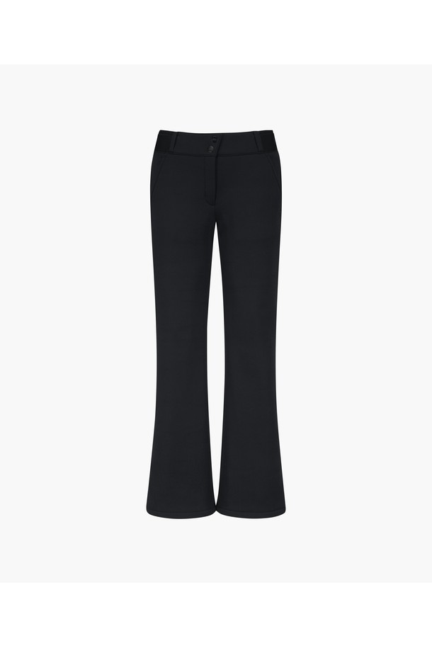 여성 양옆 밴드 본딩 부츠컷 팬츠 _BLCK GQ422LPTO1는 골프 및 일상생활에서 활용하기 좋은 부츠컷 팬츠입니다. 블랙 컬러에 레귤러핏으로 제작되었으며, 사계절용으로 폭넓게 착용할 수 있습니다. 부드러운 촉감의 폴리에스터, 나일론, 폴리우레탄 혼방 소재에 본딩 안감 처리하여 편안한 착용감을 선사합니다. 양옆 밴딩 디테일과 스트레치 기능으로 활동성을 높였으며, 미니멀, 클래식, 캐주얼 스타일을 모두 소화할 수 있는 베이직한 디자인입니다.
