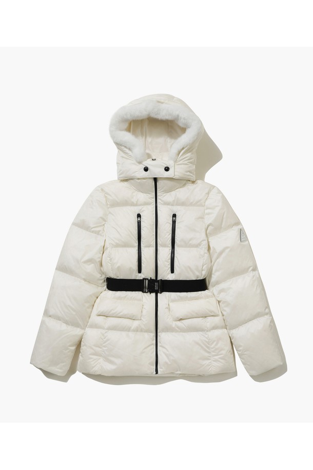 여성 퍼후드 미들 다운 점퍼 _크림 GQ422LDJO5입니다. 부드러운 촉감의 나일론, 폴리에스터, 거위솜털, 거위깃털 혼방 소재로 제작되어 겨울철에도 따뜻하게 착용할 수 있습니다. 넉넉한 레귤러핏과 지퍼형 여밈 방식, 긴 소매 기장으로 편안함을 더했습니다. 스포티하면서도 캐주얼한 스타일로, 골프 및 일상생활에서 활용하기 좋습니다. 퍼후드 디테일과 후드 탈부착 기능으로 다양한 스타일 연출이 가능합니다.
