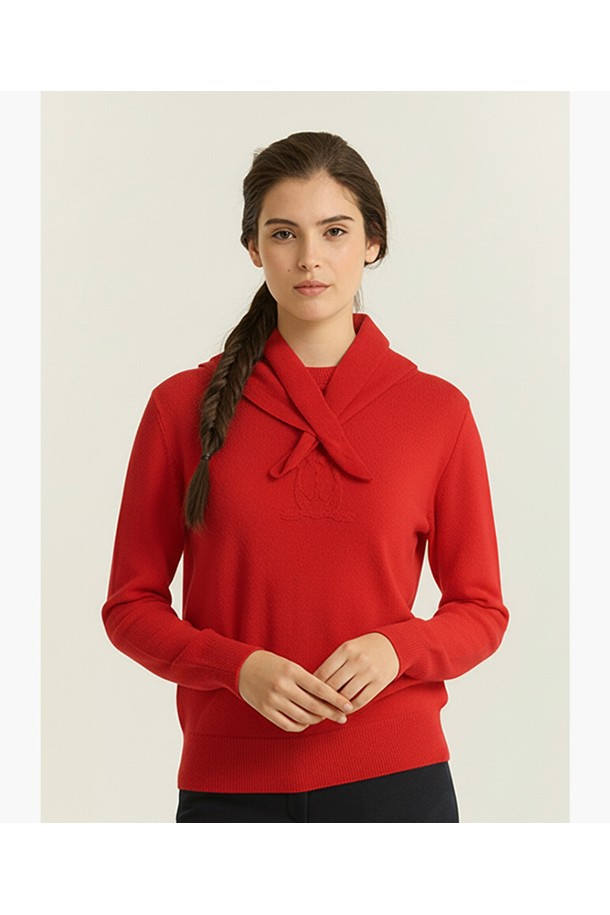 여성 시그니처 캐시미어 스웨터(스카프 SET) 레드 MQ322LSW91는 부드러운 캐시미어 소재의 긴소매 스웨터입니다. 가을, 겨울 시즌에 어울리는 두꺼운 두께감과 레귤러핏으로 편안하게 착용 가능하며, 클래식하고 엘레강스한 스타일을 연출합니다. 숄카라 네크라인과 무지 패턴, 레드 컬러가 특징이며, 골프 또는 일상에서 활용하기 좋습니다. 함께 제공되는 스카프로 더욱 풍성하고 세련된 스타일을 완성해 보세요.
