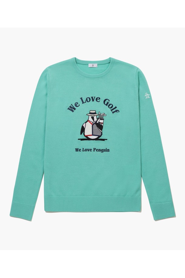 여성 골프룩을 위한 70주년 기념 에메랄드 컬러 라운드 스웨터입니다. 아크릴과 모 혼방 소재로 제작되어 부드러운 촉감을 제공하며, 가을/겨울 시즌에 적합합니다. 레귤러핏에 긴소매, 라운드넥 디자인으로 스포티하면서도 캐주얼한 스타일을 연출합니다. 펭귄 캐릭터 프린트와 로고 패턴이 특징이며, 두께감 있는 소재로 따뜻하게 착용할 수 있습니다.
