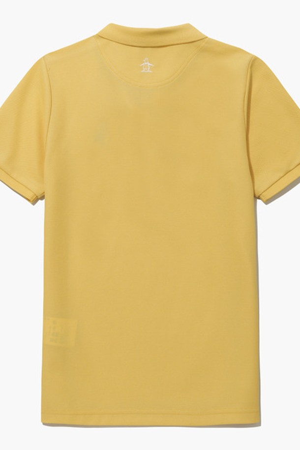 MUNSINGWEAR - 반팔 티셔츠 / 후디 - [70주년 기념] 여성 리틀 피트 폴로 티셔츠 옐로우(MQ212LTS61)
