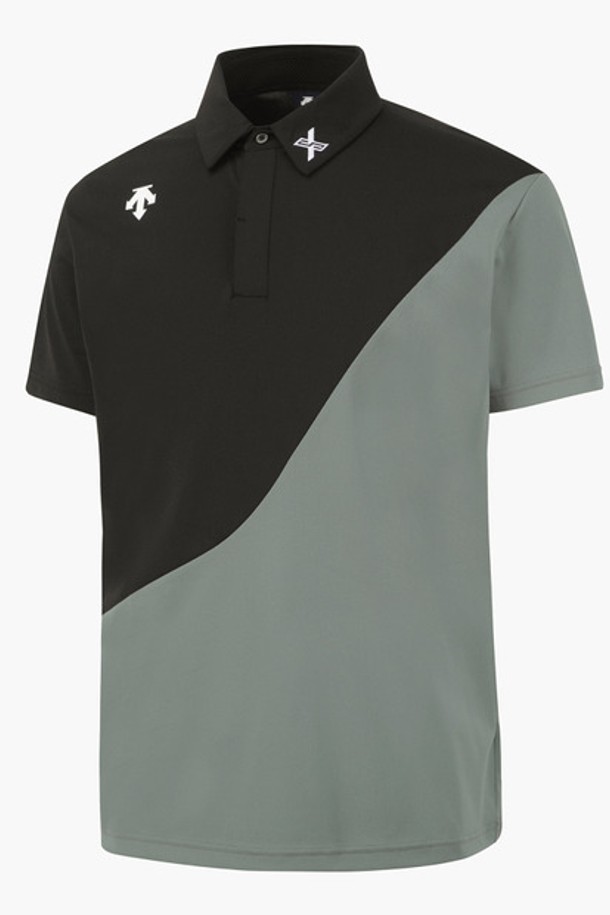 DESCENTE GOLF - 반팔티셔츠 - 남성 트리코트 메쉬 반팔 티셔츠 (DQ11MFTS2C)