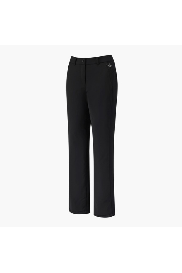 여성 구스 다운 부츠컷 팬츠 블랙 MQ422LPTN3는 겨울철 추위에도 따뜻함과 스타일을 놓치지 않는 여성 골프 및 일상복으로 적합한 바지입니다. 부드러운 촉감의 나일론, 폴리우레탄 혼방 소재에 거위솜털 90%와 거위깃털 10%의 구스다운 안감을 사용하여 뛰어난 보온성을 제공합니다. 레귤러핏으로 제작되었으며, 다리가 길어 보이는 부츠컷 디자인이 특징입니다. 허리 밴딩 처리로 편안한 착용감을 선사하며, 무지 스타일로 스포티하면서도 미니멀한 매력을 더합니다. 블랙 및 아이보리 두 가지 색상으로 출시되어 다양한 스타일에 매치하기 용이합니다.
