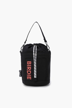 여성 레터링 포인트 나일론 버킷백 (GQ122LBG31)_BLACK-a