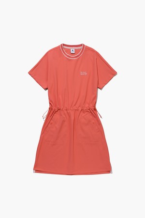 여성 레터링 포인트 라운드넥 원피스 (GQ122LOP31)