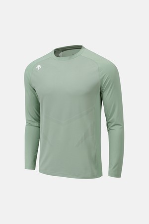 트레이닝 자가드 긴팔 티셔츠 카키(SQ121TTL31)