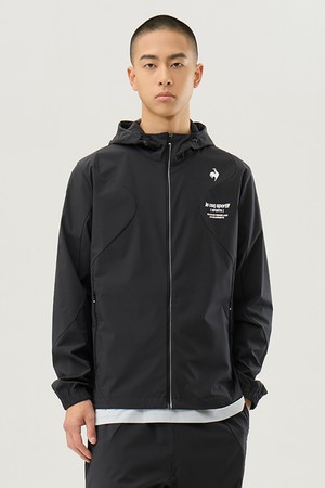 유니 르 아이스 레귤러핏 바람막이 자켓 - 블랙(QQ223EJK41)
