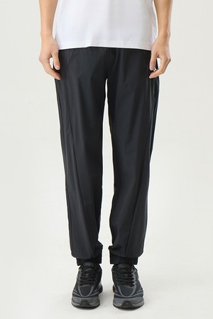 유니 르 아이스 레귤러핏 조거 팬츠 - 블랙(QQ223EPT41)