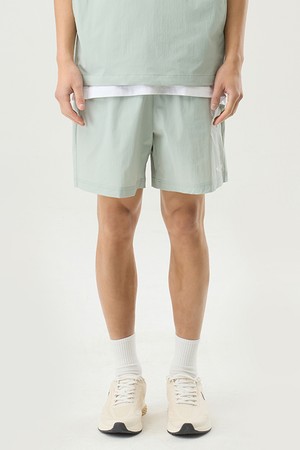 유니 씬플렉스 루즈핏 4부 숏팬츠 - 카키(QQ223LHP51)