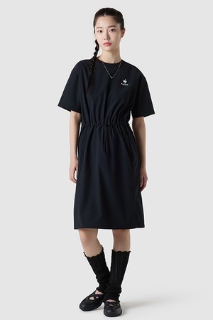 여성 씬플렉스 레귤러핏 원피스 - 블랙(QQ222LOP52)