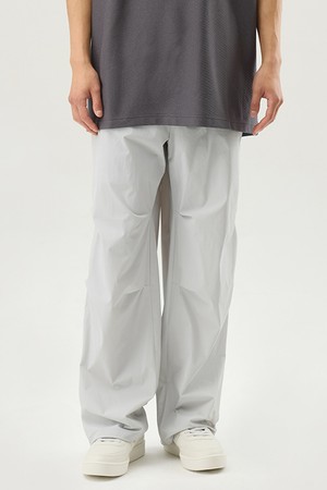 유니 씬플렉스 루즈핏 스트레이트 팬츠 - 그레이(QQ223LPT51)