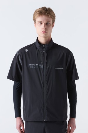 SCO 반팔 아노락 집업 자켓 블랙(SQ221IAN55)