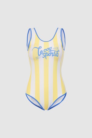 여성 워터 슬림핏 모노키니 - 옐로우(QQ222SSW65)