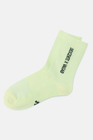 [DESCENTE X 김정윤 작가] 쿨 메쉬 크루 삭스 라이트 그린(SQ223HSO50)