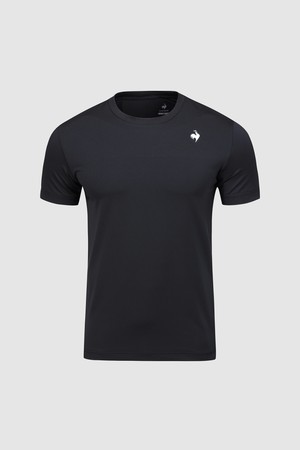 유니 기능성 슬림핏 반팔티셔츠 - 블랙(QQ223ERS55)