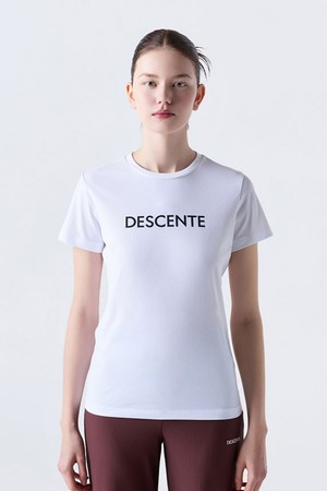 터프 워딩 반팔 티셔츠 화이트(SQ323UTS73)