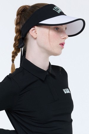 여성 리본탈부착 투톤 선바이저 (GQ322LSV81)