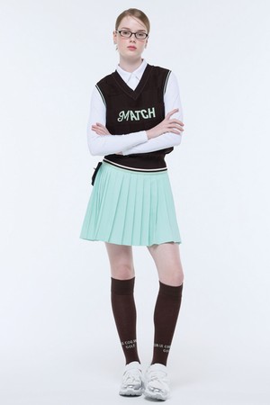 여성 전체 플리츠 스커트 (GQ322LSK81)