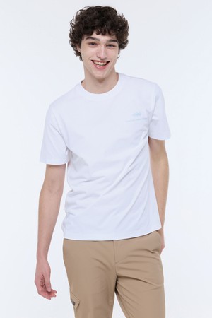 남성 에센셜 라운드 티셔츠 (GQ321MRS71)_WHITE-a