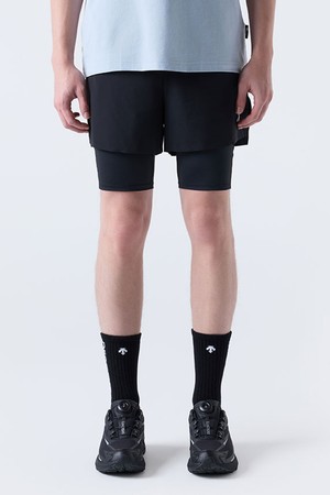 트레이닝 5인치 레깅스 부착형 쇼츠 블랙(SQ321THP82)