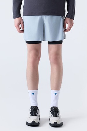 트레이닝 6인치 레깅스 부착형 쇼츠 그레이(SQ321THP81)