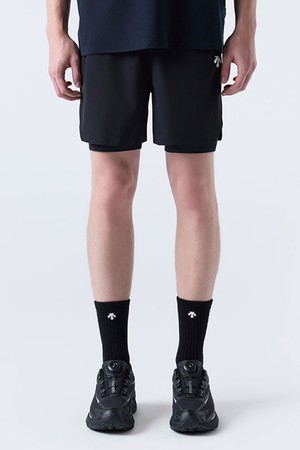 트레이닝 6인치 레깅스 부착형 쇼츠 블랙(SQ321THP81)