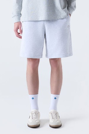 스포츠테리 니트 쇼츠 (남성9인치/여성7인치) 멜란지 그레이(SQ323UKH71)