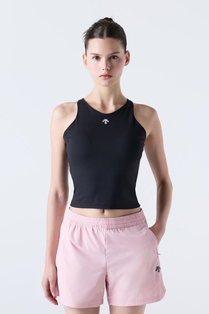 우먼스 세미 크롭 브라탑 블랙(SQ322PBR72)