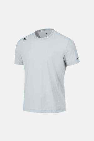 트레이닝 쿨링 트리코트 반팔 티셔츠 그레이(SQ323TTS71)