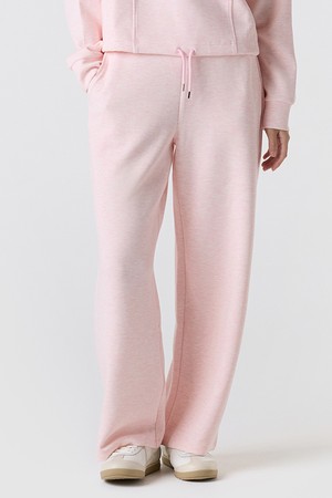 여성 레귤러핏 모달 더블텐션 팬츠 - 핑크(QQ322OFP81)