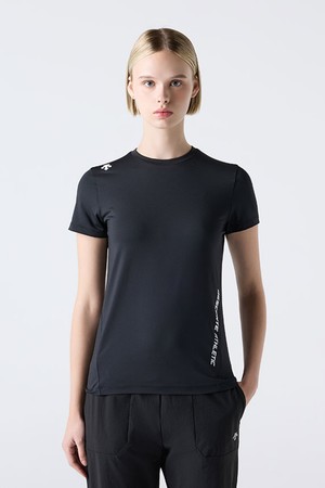 트레이닝 반팔 티셔츠 블랙(SQ323TTS73)