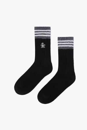 여성 울 쿼터 삭스 블랙(MQ322LSO81)