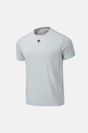 트레이닝 자가드 반팔 티셔츠 그레이(SQ321TTS83)