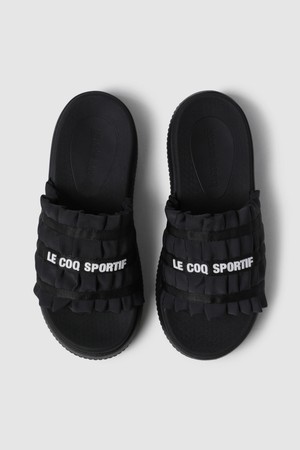 러플 슬라이드 - 블랙(QQ322LSD72)