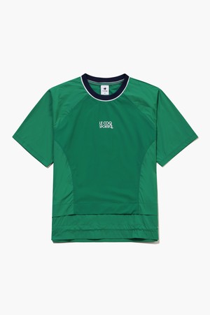 여성 하이브리드 라운드넥 티셔츠 (GQ322LRS71)_GREEN-a