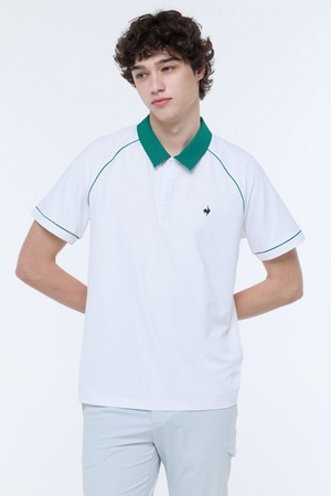 남성 메쉬 폴로 티셔츠 (GQ321MTS71)_WHITE-a