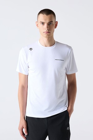 러닝 속건 반팔 티셔츠 화이트(SQ323RTS71)